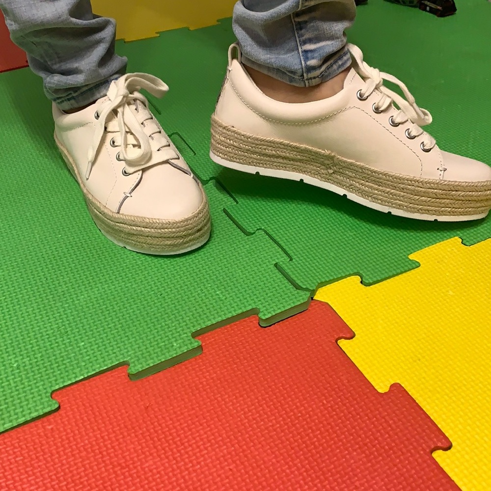 White sneakers
